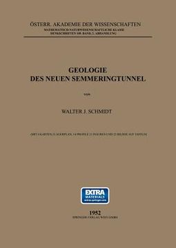 portada Geologie Des Neuen Semmeringtunnel (en Alemán)