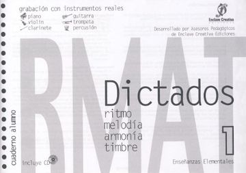 portada ENCLAVE - Dictados 1º (Alumno y Profesor) (94 Ejercicios) (Inc.CD)