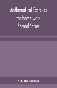 portada Mathematical exercises for home work Second Series (en Inglés)