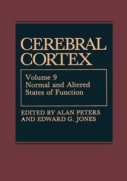 portada Cerebral Cortex: Normal and Altered States of Function (en Inglés)
