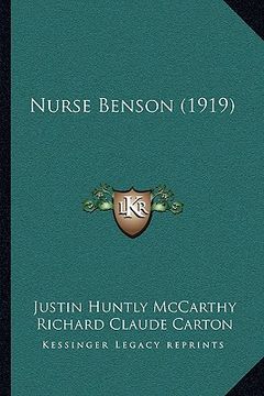 portada nurse benson (1919) (en Inglés)