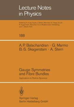 portada gauge symmetries and fibre bundles: applications to particle dynamics (en Inglés)