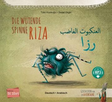 portada Die Wütende Spinne Riza. Deutsch-Arabisch