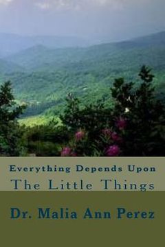 portada Everything Depends Upon The Little Things (in English)