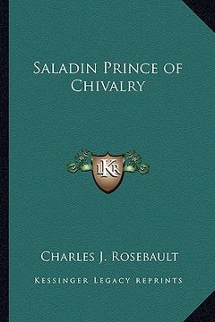 portada saladin prince of chivalry (en Inglés)