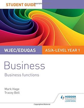 portada WJEC/Eduqas AS/A-level Year 1 Business Student Guide 2: Business Functions