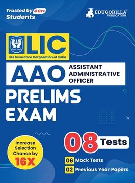 portada LIC AAO Assistant Administrative Officer Prelims Exam 2023 (English Edition) - 6 Full Length Mock Tests and 2 Previous Year Papers with Free Access to (en Inglés)