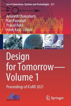 portada Design for Tomorrow--Volume 1: Proceedings of Icord 2021 (en Inglés)
