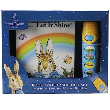 portada The World of Peter Rabbit: Let it Shine! Book and 5-Sound Flashlight set 