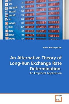 portada an alternative theory of long-run exchange rate determination (en Inglés)