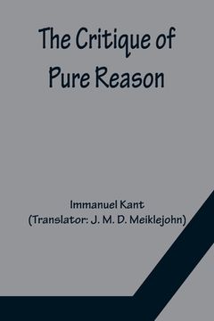 portada The Critique of Pure Reason 