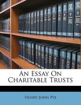 portada an essay on charitable trusts (en Inglés)