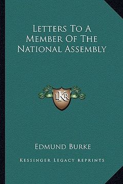 portada letters to a member of the national assembly