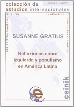 portada Reflexiones Sobre Izquierda y Populismo en América Latina: 6 (Colección de Estudios Internacionales)