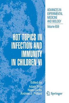 portada hot topics in infection and immunity in children vi (en Inglés)