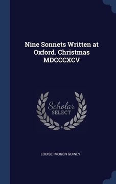 portada Nine Sonnets Written at Oxford. Christmas MDCCCXCV (en Inglés)