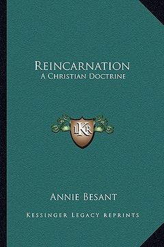 portada reincarnation: a christian doctrine (in English)