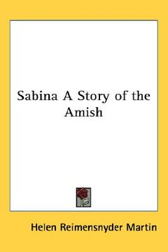 portada sabina a story of the amish