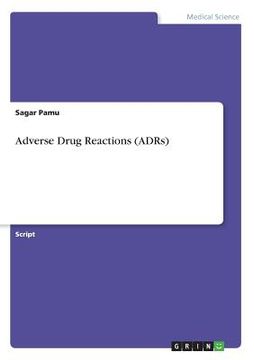 portada Adverse Drug Reactions (ADRs) (in English)