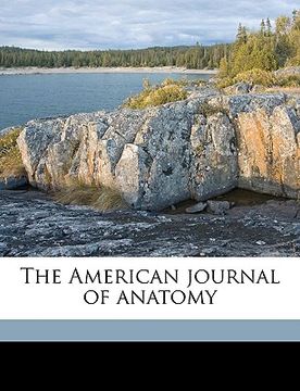 portada the american journal of anatomy (en Inglés)