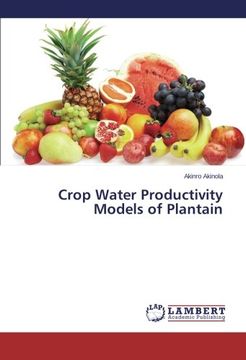portada Crop Water Productivity Models of  Plantain