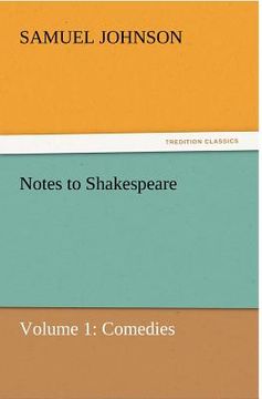 portada notes to shakespeare (en Inglés)