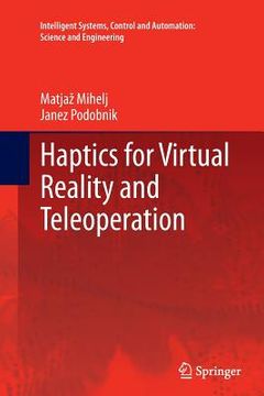 portada Haptics for Virtual Reality and Teleoperation (en Inglés)