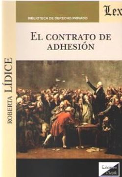 portada El contrato de adhesión (in Spanish)