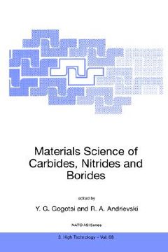 portada materials science of carbides, nitrides and borides (en Inglés)