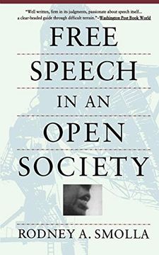 portada Free Speech in an Open Society (en Inglés)