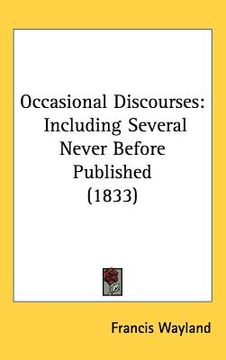 portada occasional discourses: including several never before published (1833) (en Inglés)