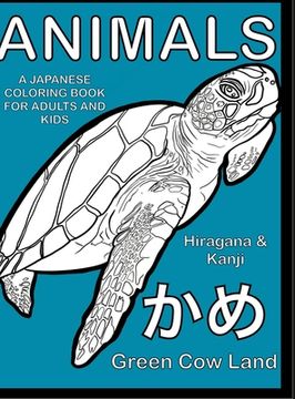 portada Animals A Japanese Coloring Book For Adults And Kids