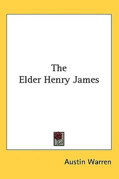 portada the elder henry james (en Inglés)