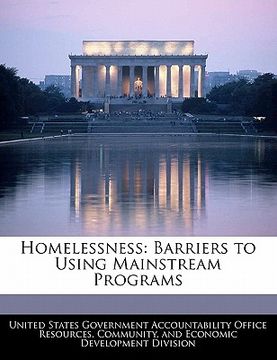 portada homelessness: barriers to using mainstream programs (en Inglés)