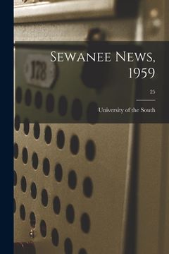 portada Sewanee News, 1959; 25 (en Inglés)