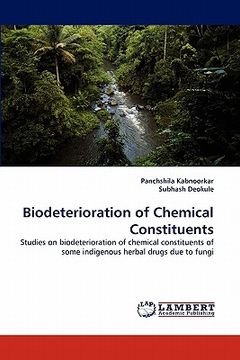 portada biodeterioration of chemical constituents
