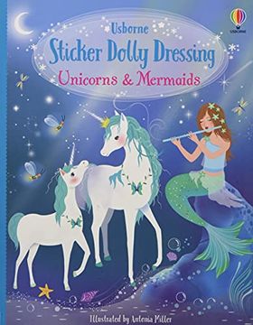 portada Unicorns and Mermaids (Sticker Dolly Dressing) (en Inglés)
