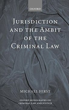 portada Jurisdiction and the Ambit of the Criminal law (Oxford Monographs on Criminal law and Justice) (en Inglés)