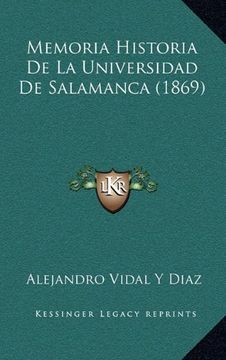 portada Memoria Historia de la Universidad de Salamanca (1869)