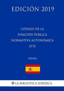 portada Código de la Función Pública Normativa Autonómica (2/2) (España) (Edición 2019)