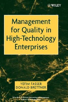 portada management for quality in high-technology enterprises (en Inglés)