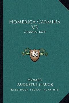 portada homerica carmina v2: odyssea (1874) (in English)