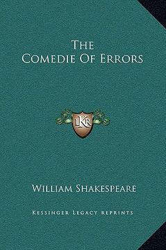 portada the comedie of errors (in English)