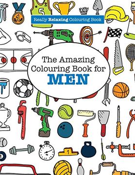 portada The Amazing Colouring Book for men (a Really Relaxing Colouring Book) (en Inglés)