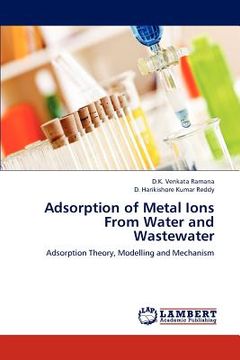 portada adsorption of metal ions from water and wastewater (en Inglés)