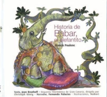 portada Historia De Babar, El Elefantito
