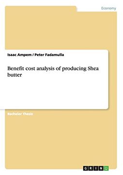 portada Benefit cost analysis of producing Shea butter
