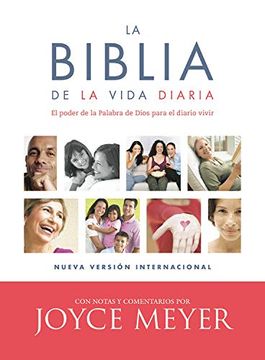 portada La Biblia de la Vida Diaria, Nvi, en Piel Fabricada Negra: El Poder de la Palabra de Dios Para el Diario Vivir (in Spanish)