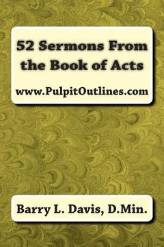 portada 52 Sermons From the Book of Acts (en Inglés)
