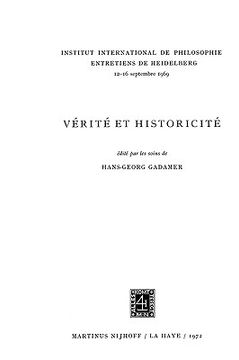 portada truth and historicity / verite et historicite (in English)